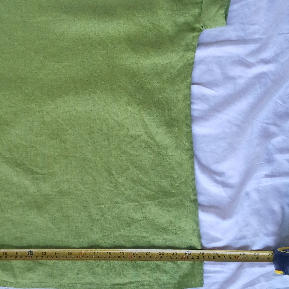 Crown Linen Designs Womens Tunic Green Small/Medium 100% Linen. - Picture 11 of 13